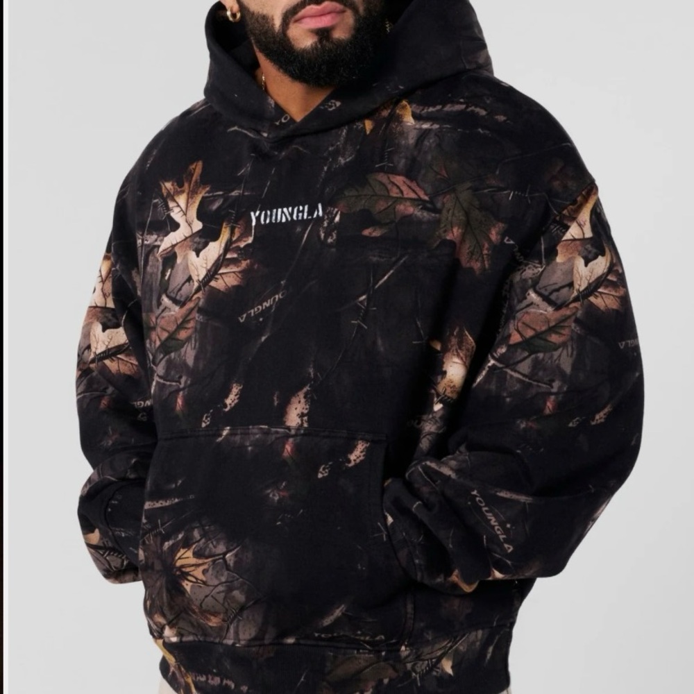 YoungLA Men’s Tree Camo Hoodie